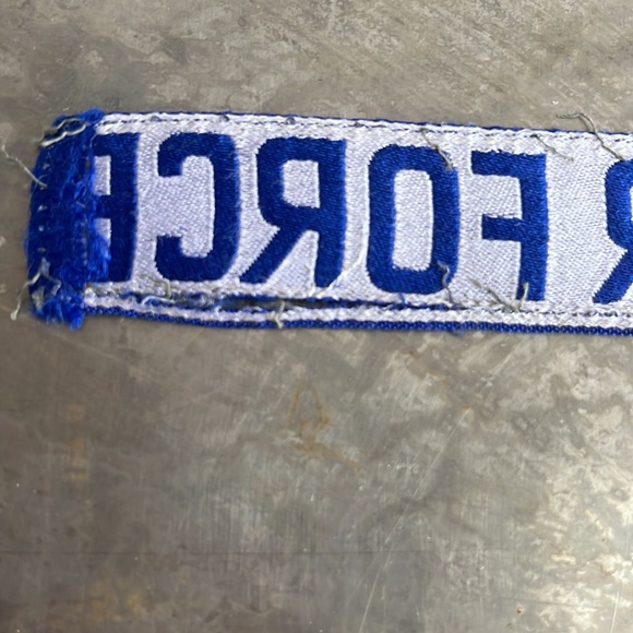 U.S. AIR FORCE blue tape patch, vintage - Picture 7 of 11